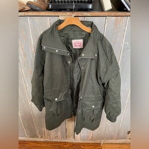 Levi's Olive Green Lightweight Parka Jacket